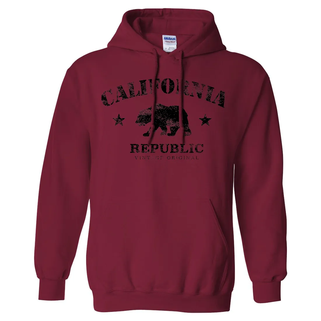 California Republic Vintage Original Sweatshirt Hoodie