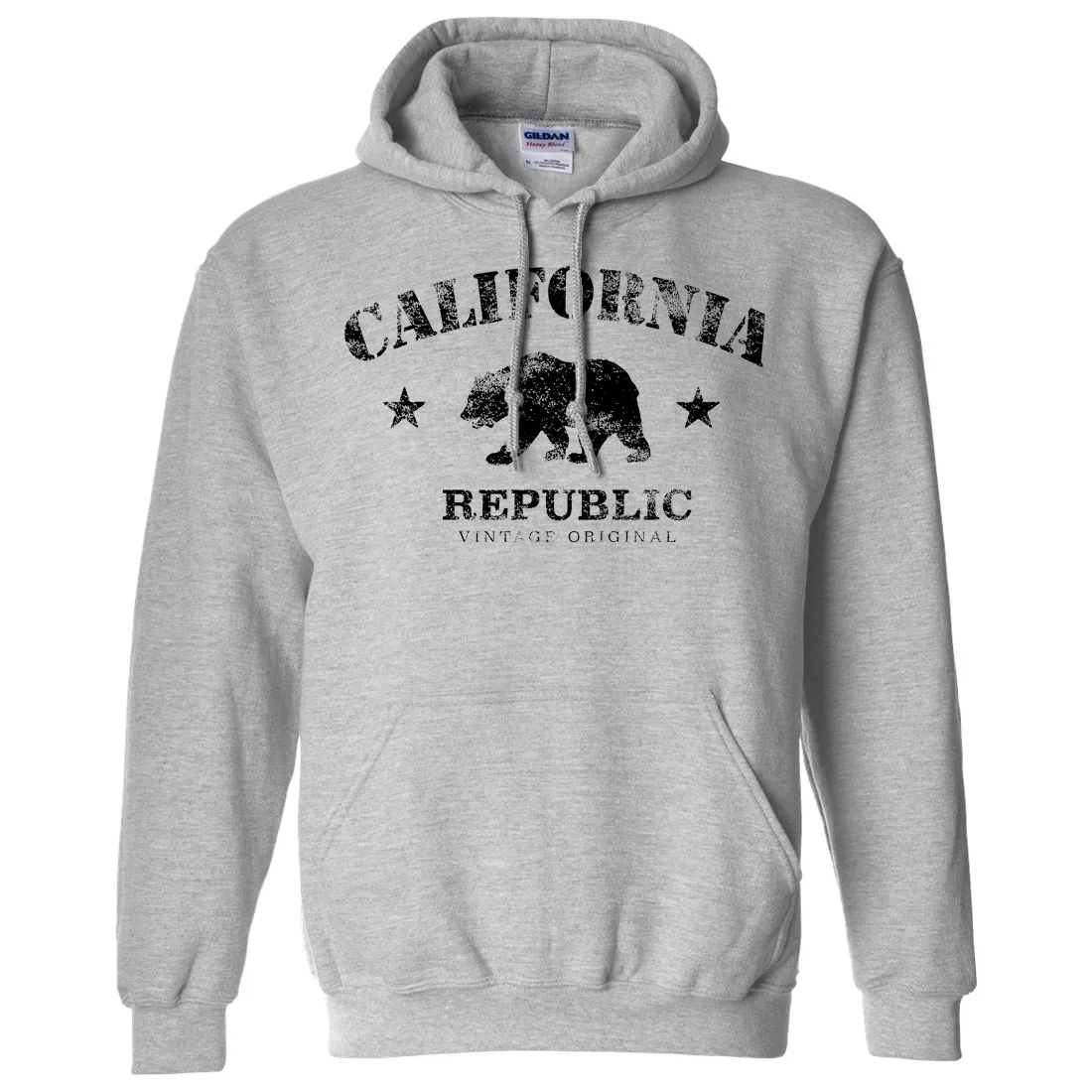 California Republic Vintage Original Sweatshirt Hoodie