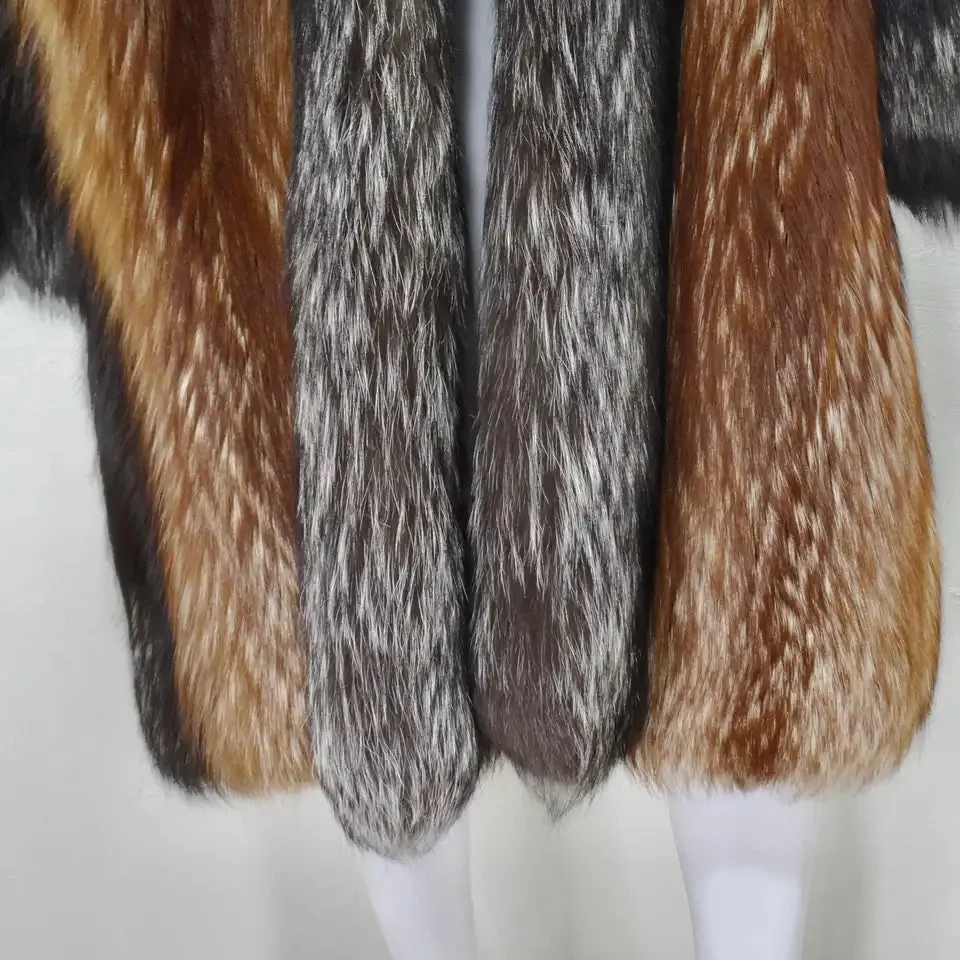 Christian Dior 1970s Fox Fur Coat