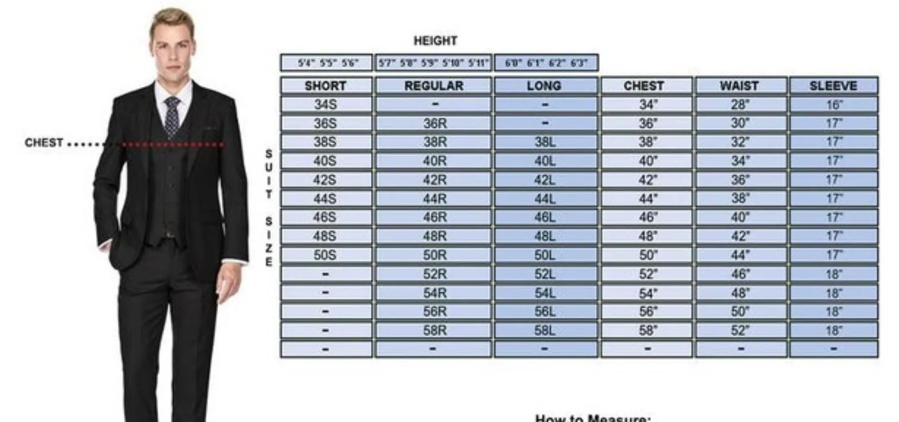 Classic Fit 2-Piece Men's Suit Navy