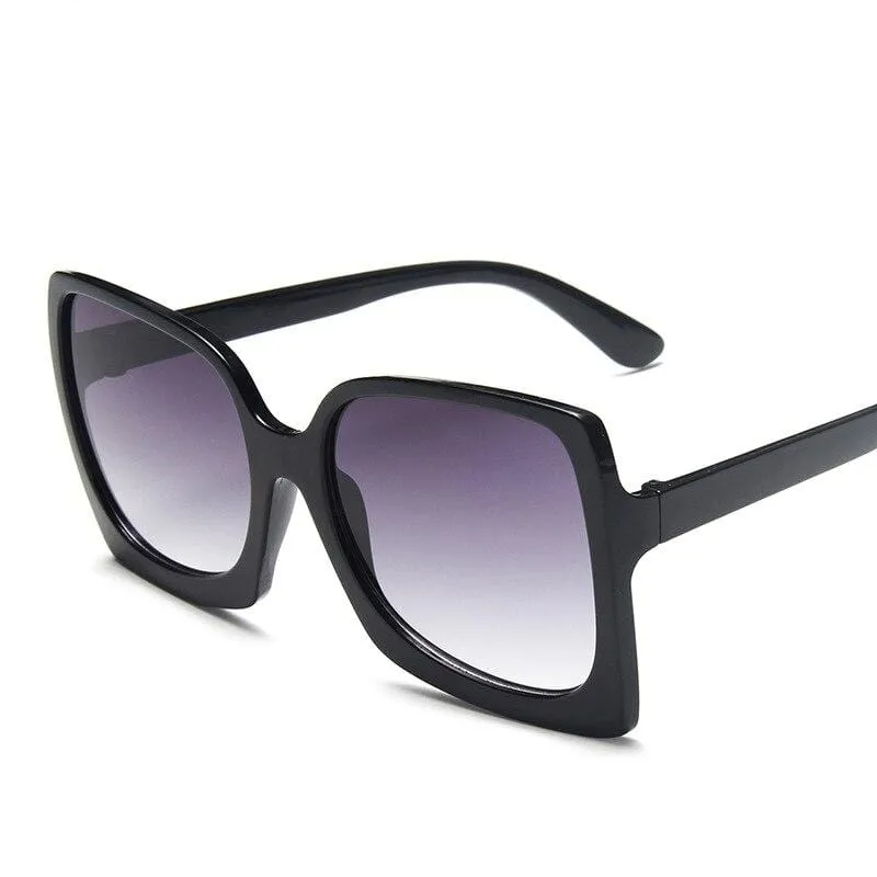Classic Oversized Sunglasses Women Fashion Square Vintage Sunglass Vintage
