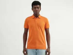 Cotton Solid Polo Collar Mens T-shirts