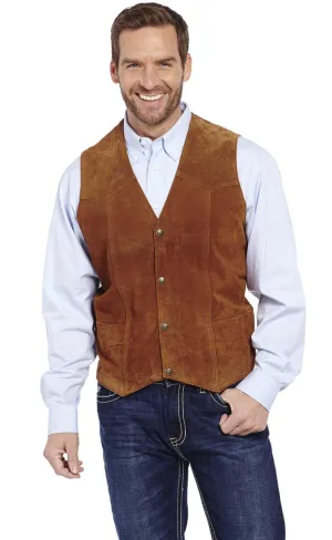 Cripple Creek Mens Suede Leather Vest Style ML3061-37