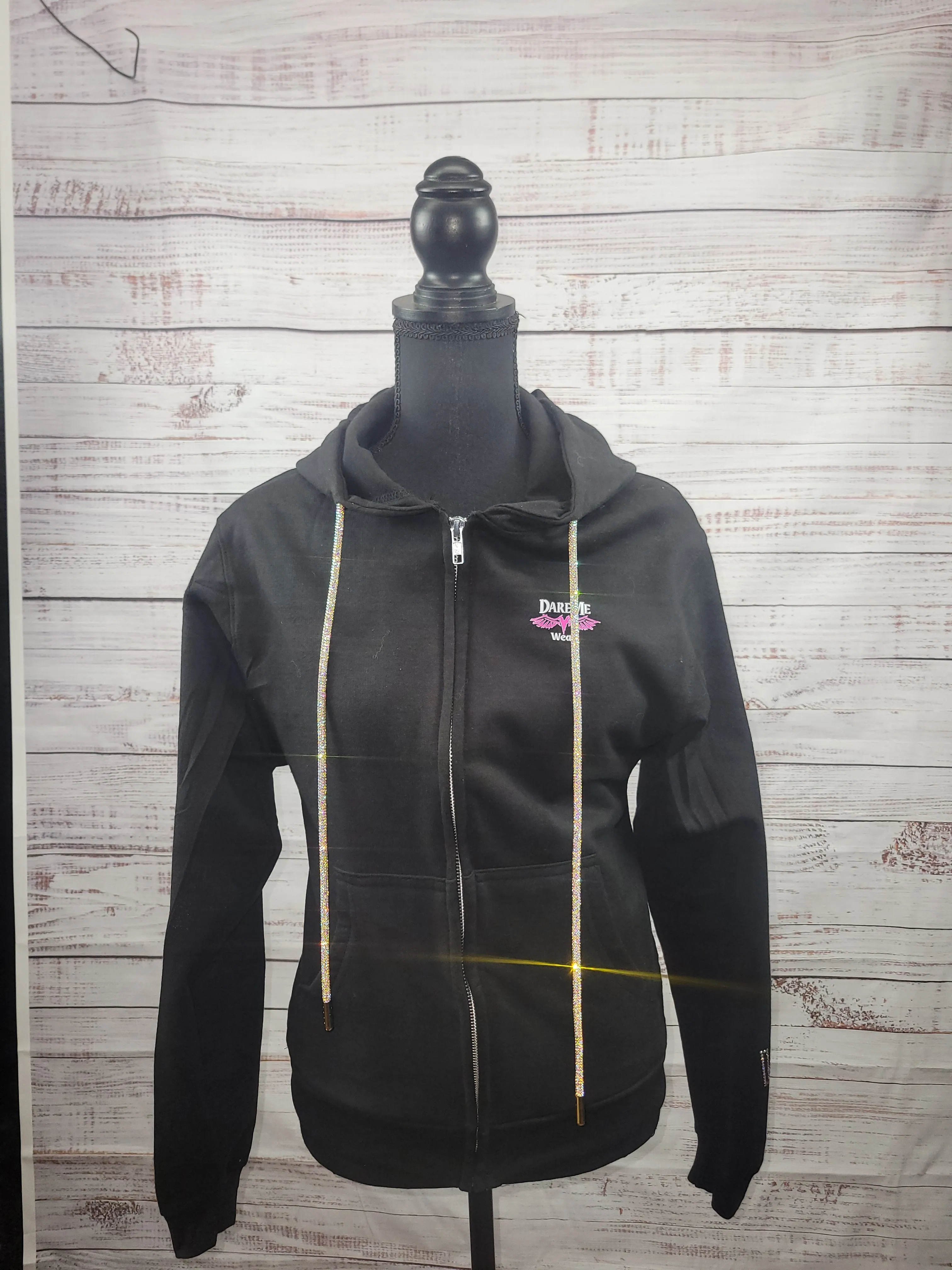 DareMe Wear Rhinestone Hoodie