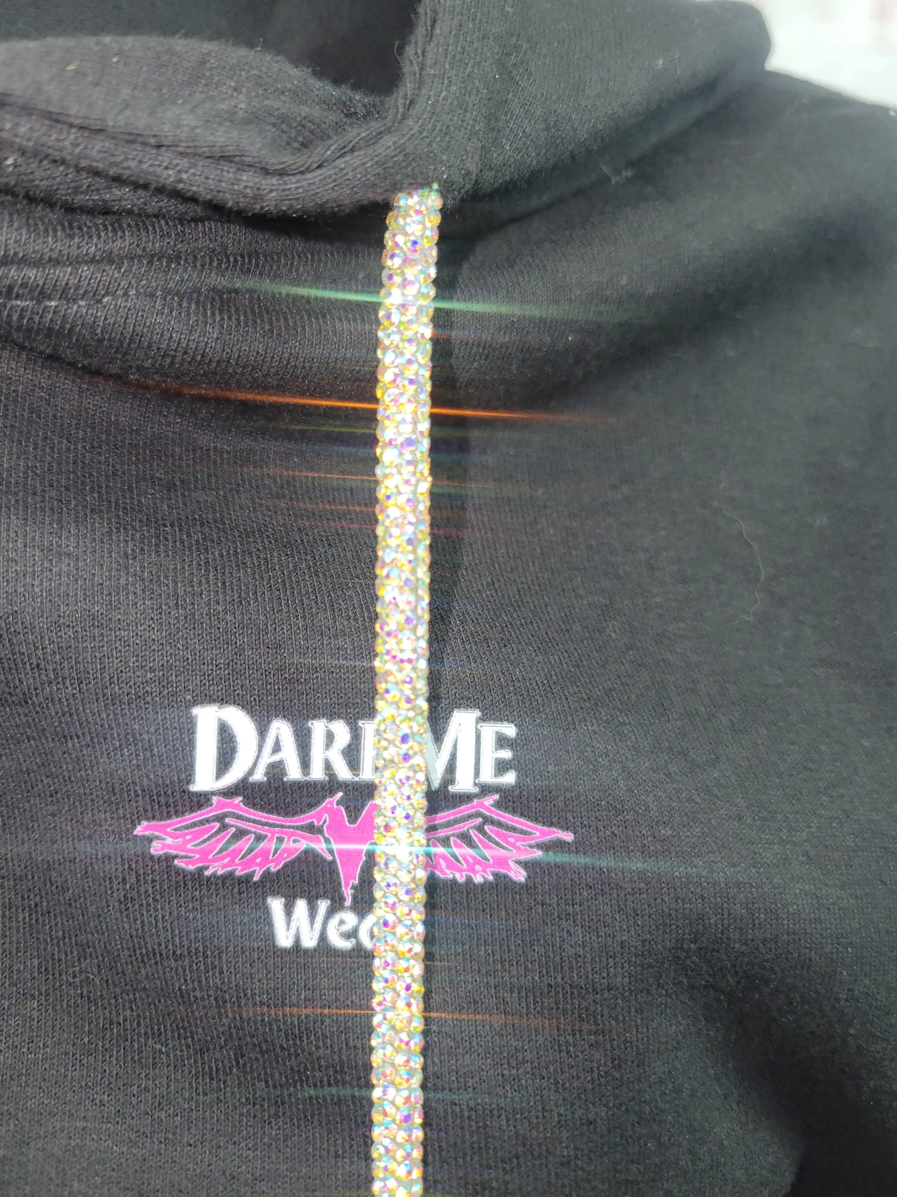 DareMe Wear Rhinestone Hoodie