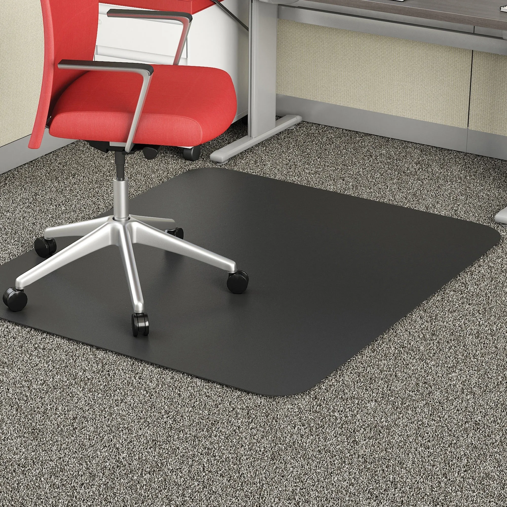 Deflecto Black Economat for Carpet