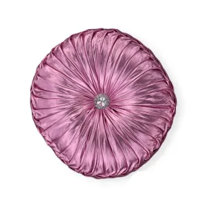 Diamante Scatter Cushion 40cm Round Pink MC-067