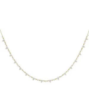 Diamond Multi Trio Choker 14K
