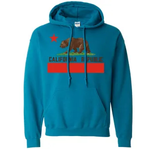 Don Pimentel California Republic Bear Flag Brown Text Sweatshirt Hoodie