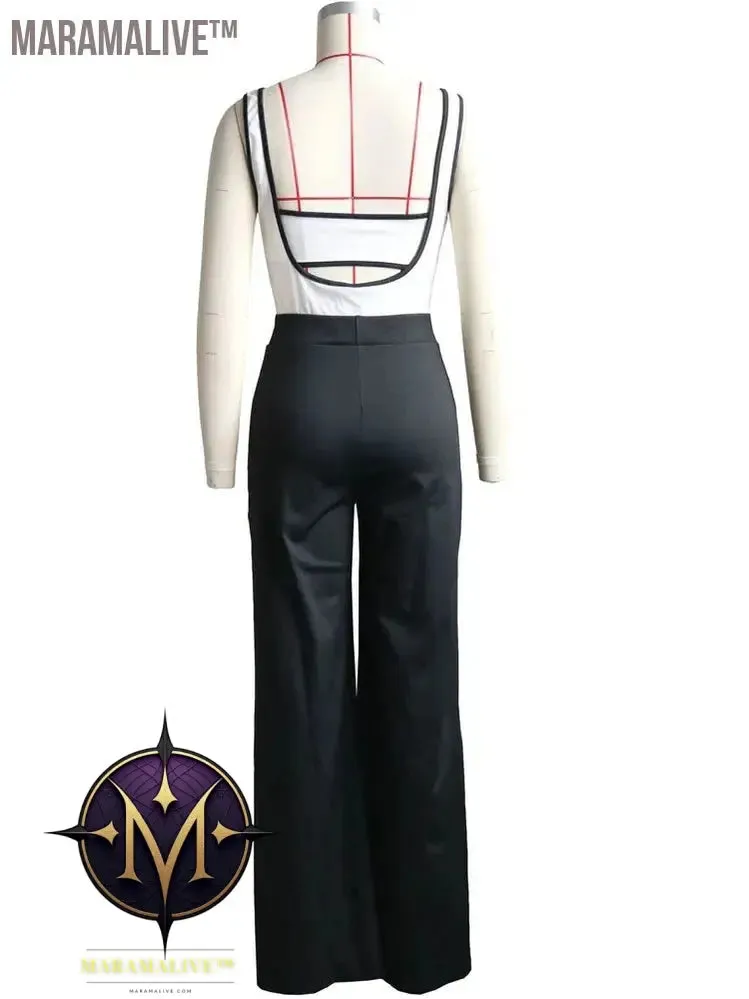Elegant Suspender Jumpsuit: Chic Wear for All Events