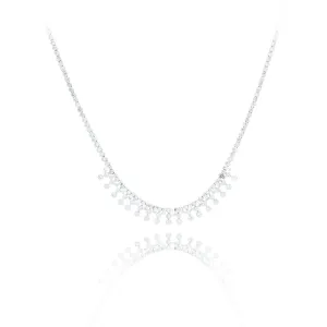 Estate Platinum 12.25CT Diamond Necklace