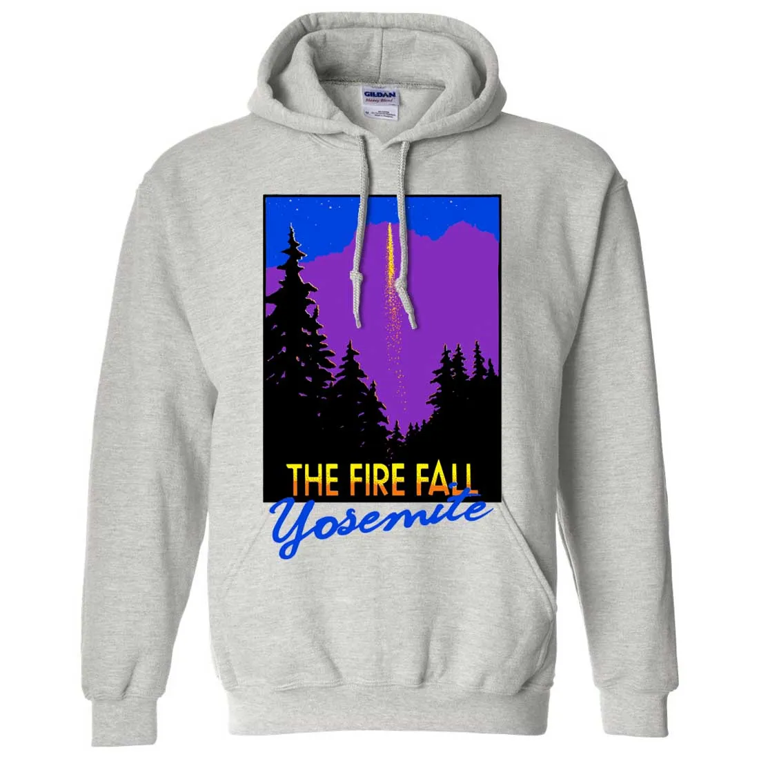 Fire Fall Yosemite California Sweatshirt Hoodie