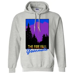 Fire Fall Yosemite California Sweatshirt Hoodie