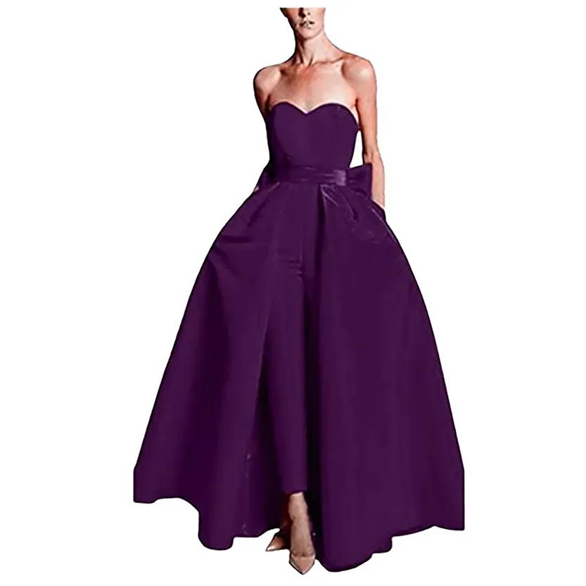 Funki Buys | Dresses | Women's Pantsuit Dress Detachable Skirt