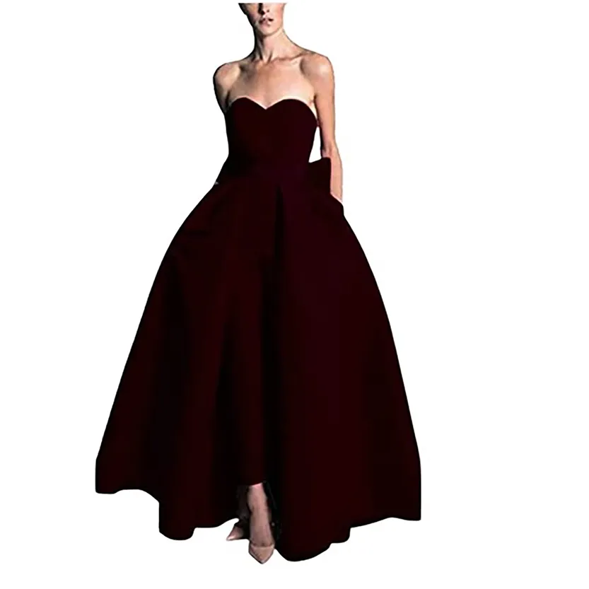 Funki Buys | Dresses | Women's Pantsuit Dress Detachable Skirt