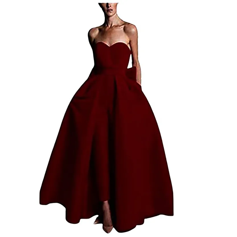 Funki Buys | Dresses | Women's Pantsuit Dress Detachable Skirt