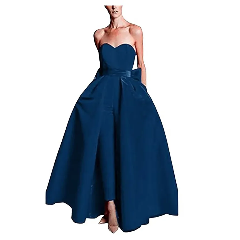 Funki Buys | Dresses | Women's Pantsuit Dress Detachable Skirt