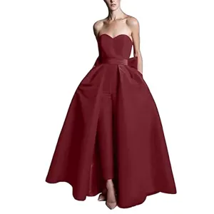 Funki Buys | Dresses | Women's Pantsuit Dress Detachable Skirt