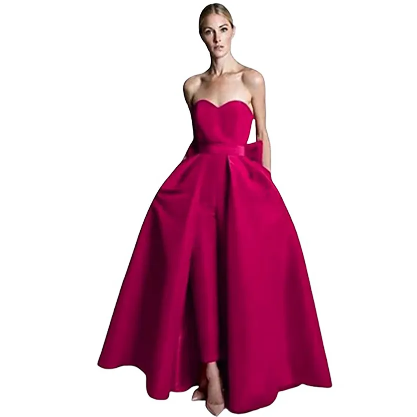 Funki Buys | Dresses | Women's Pantsuit Dress Detachable Skirt