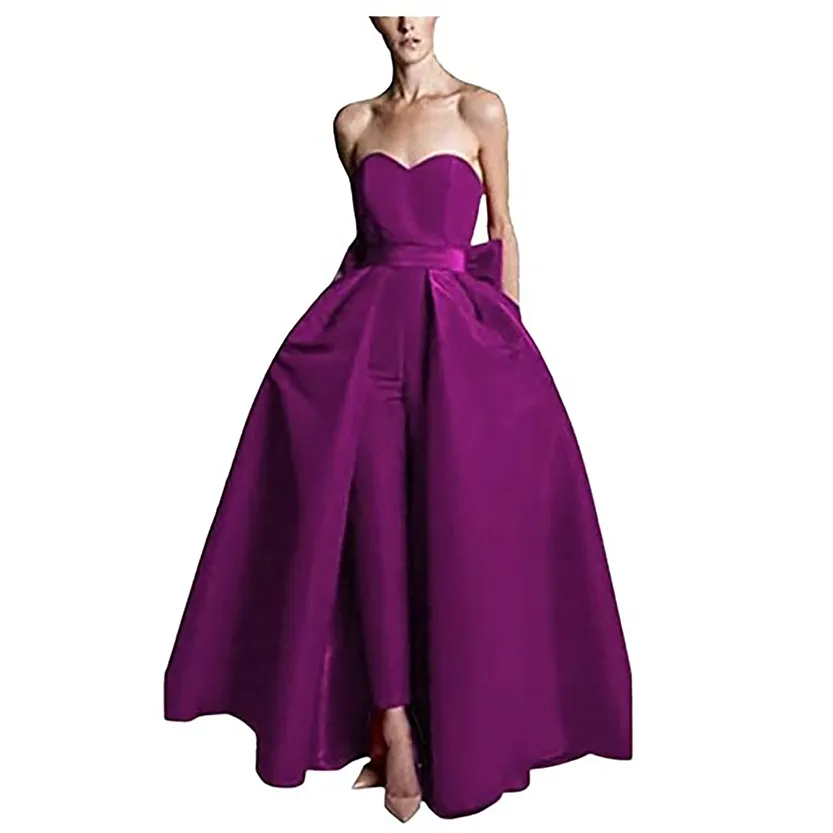 Funki Buys | Dresses | Women's Pantsuit Dress Detachable Skirt
