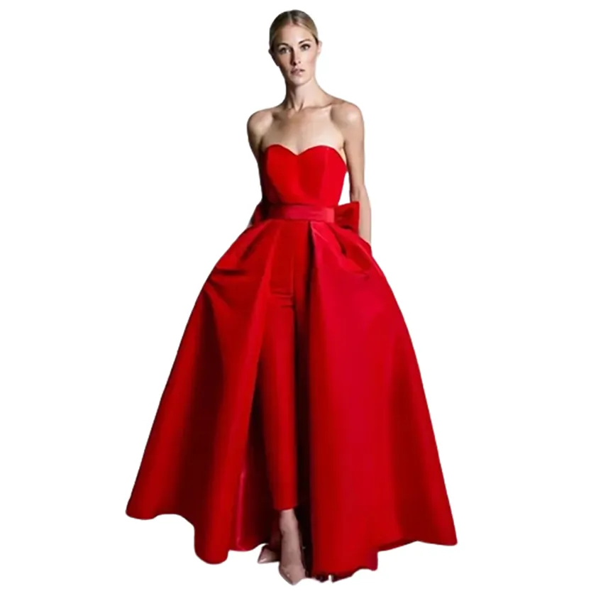 Funki Buys | Dresses | Women's Pantsuit Dress Detachable Skirt
