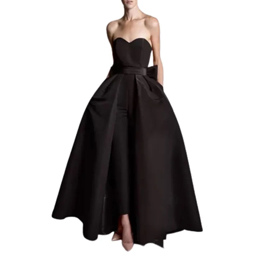 Funki Buys | Dresses | Women's Pantsuit Dress Detachable Skirt