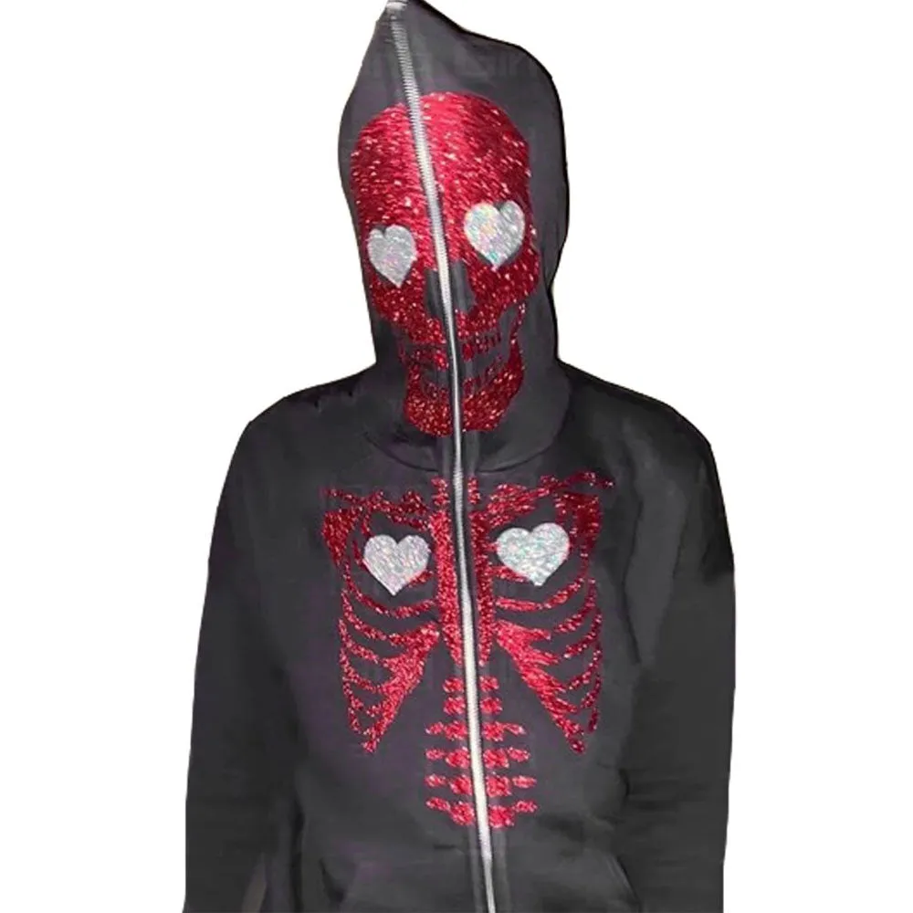 Glittering Rhinestone Hoodies: Shine with Every Step