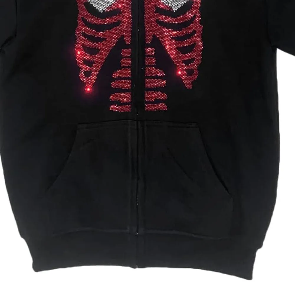 Glittering Rhinestone Hoodies: Shine with Every Step