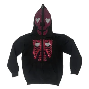 Glittering Rhinestone Hoodies: Shine with Every Step
