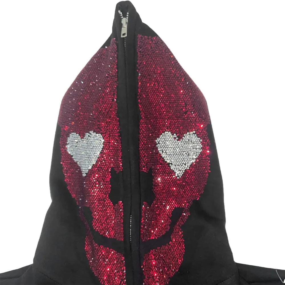 Glittering Rhinestone Hoodies: Shine with Every Step