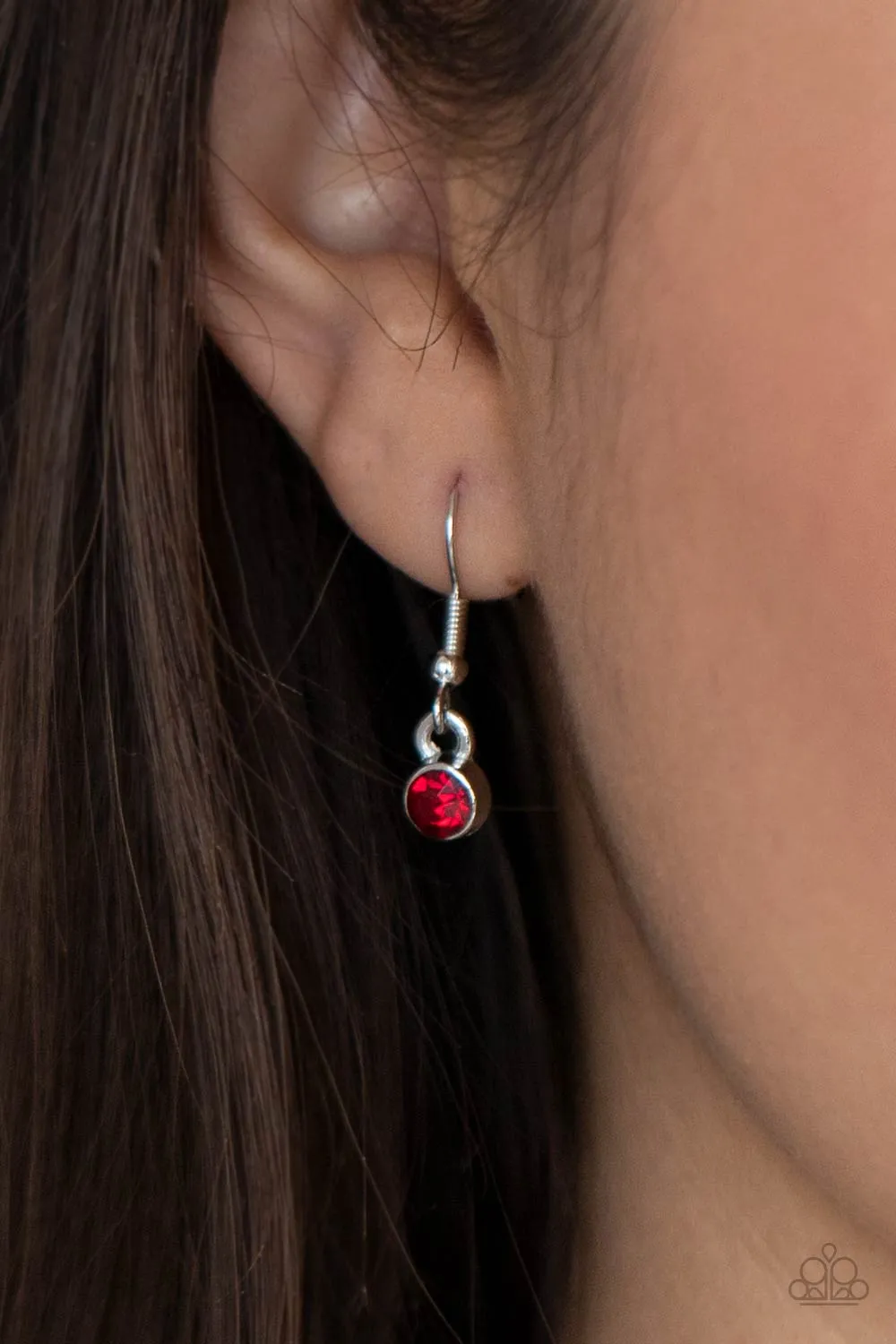 Glitz and Grind - Red Necklace