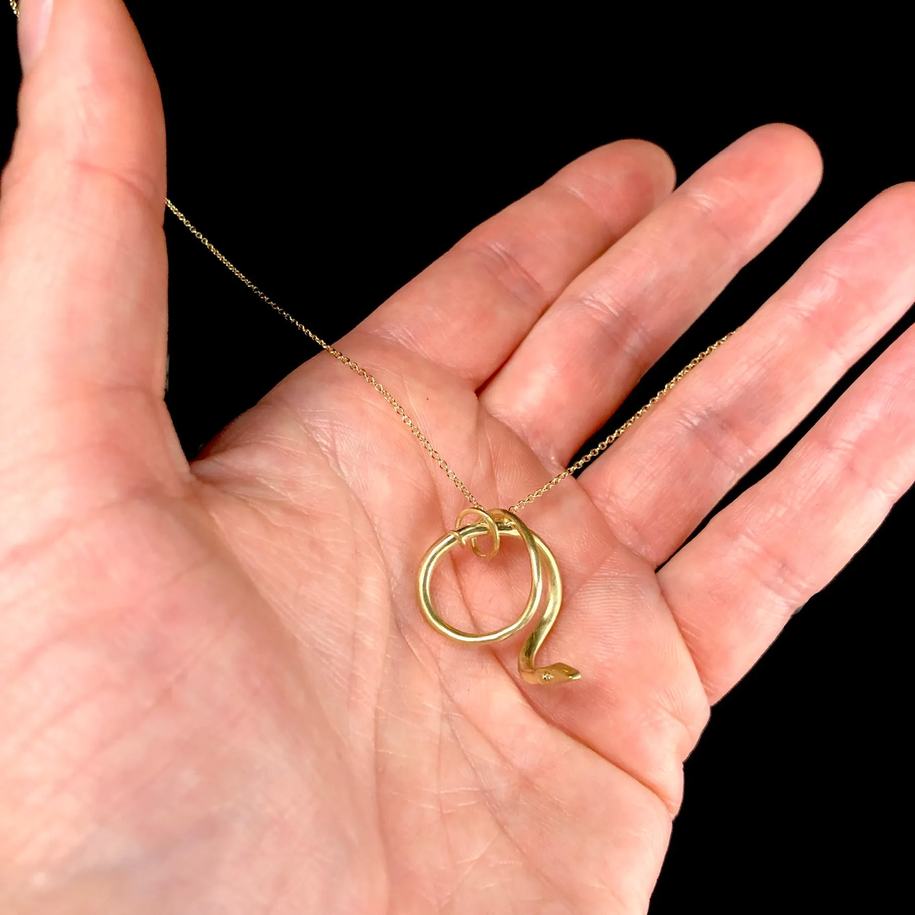 Gold Snake Necklace