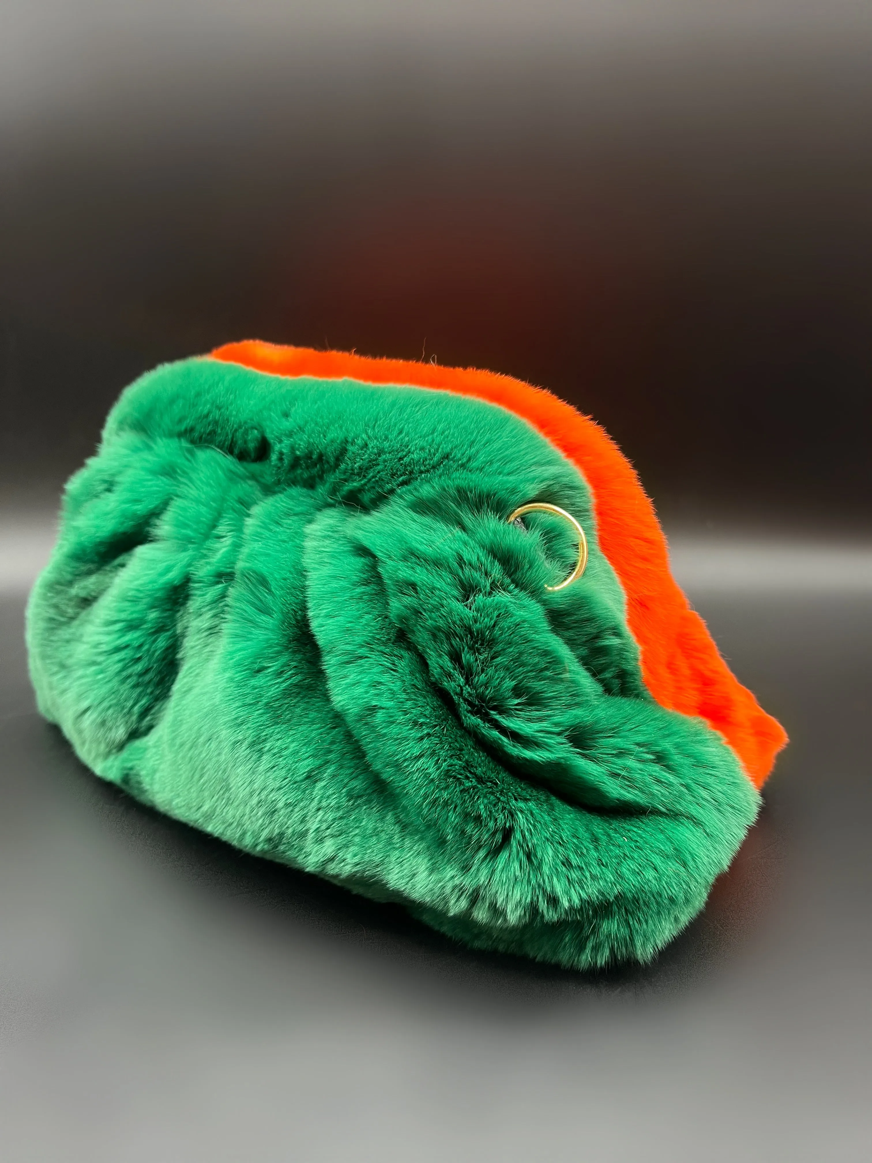 Green and Orange Fur