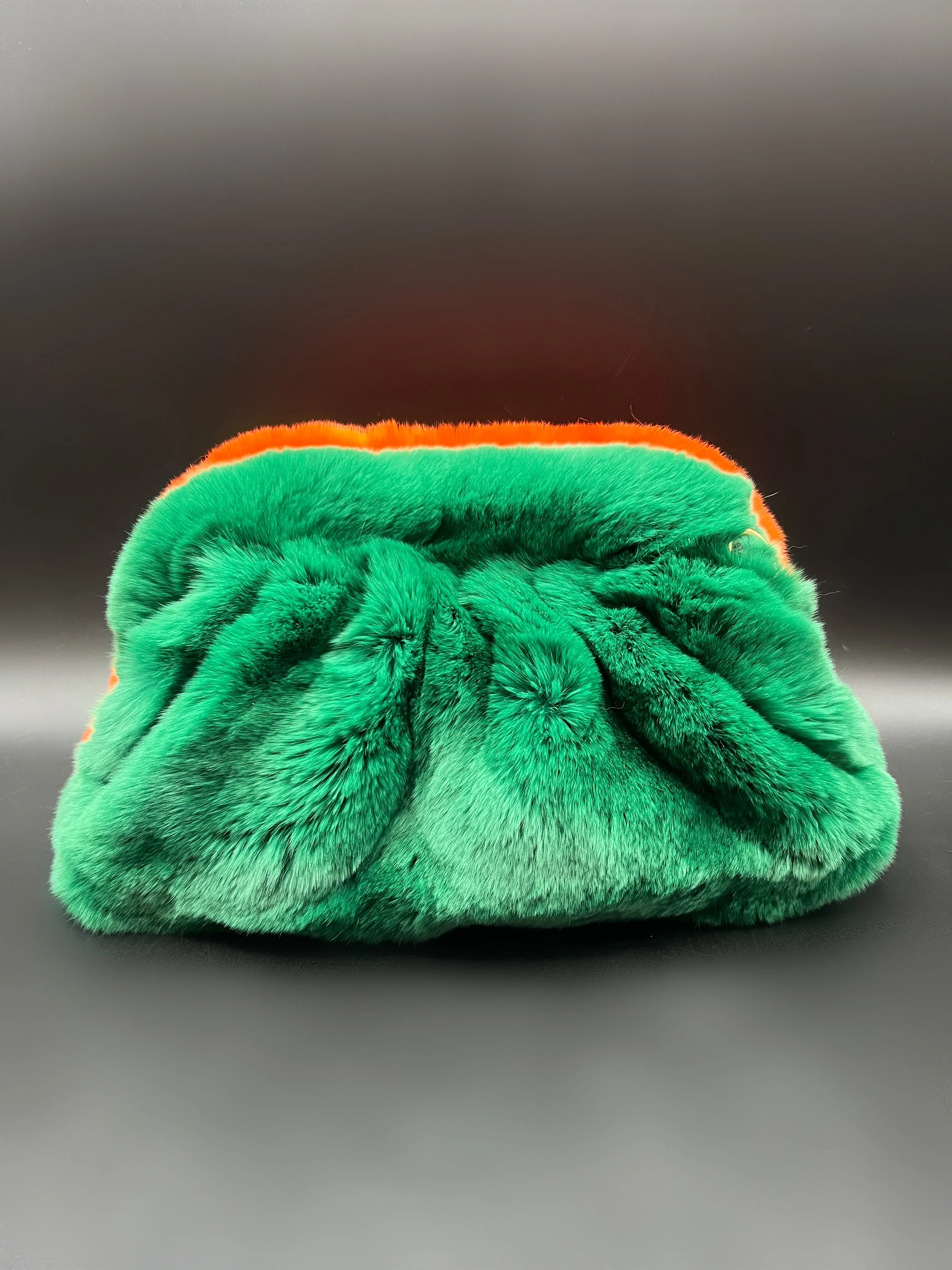Green and Orange Fur