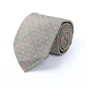 Grey Small Dot Tie