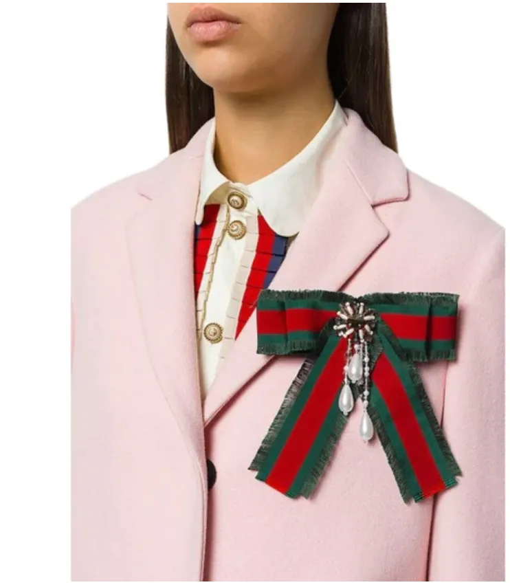 Gucci Iconic Web Brooch