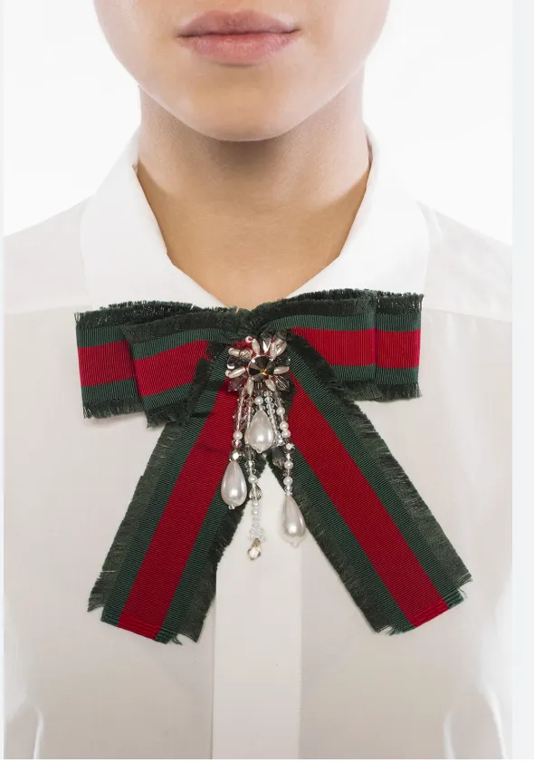 Gucci Iconic Web Brooch
