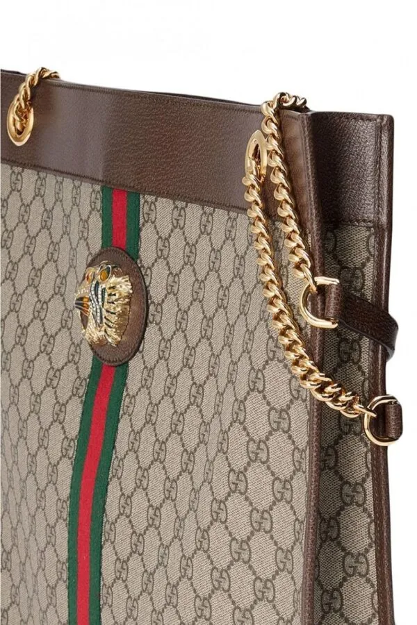Gucci Rajah GG Canvas Tote Bag