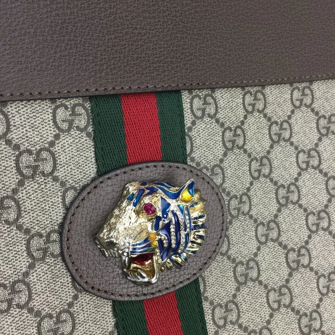 Gucci Rajah GG Canvas Tote Bag