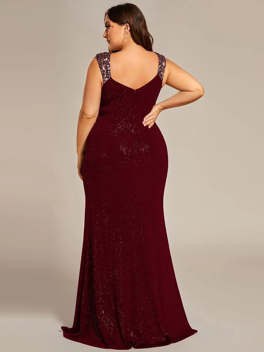 Halo burgundy dress with split and sparkle s12 Express NZ wide
