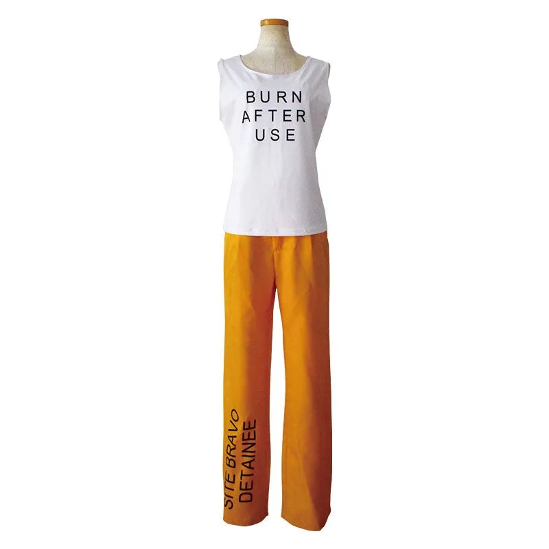 Harley Orange Prison Cosplay Costume