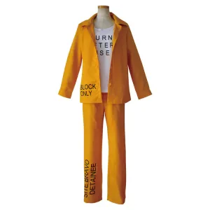 Harley Orange Prison Cosplay Costume
