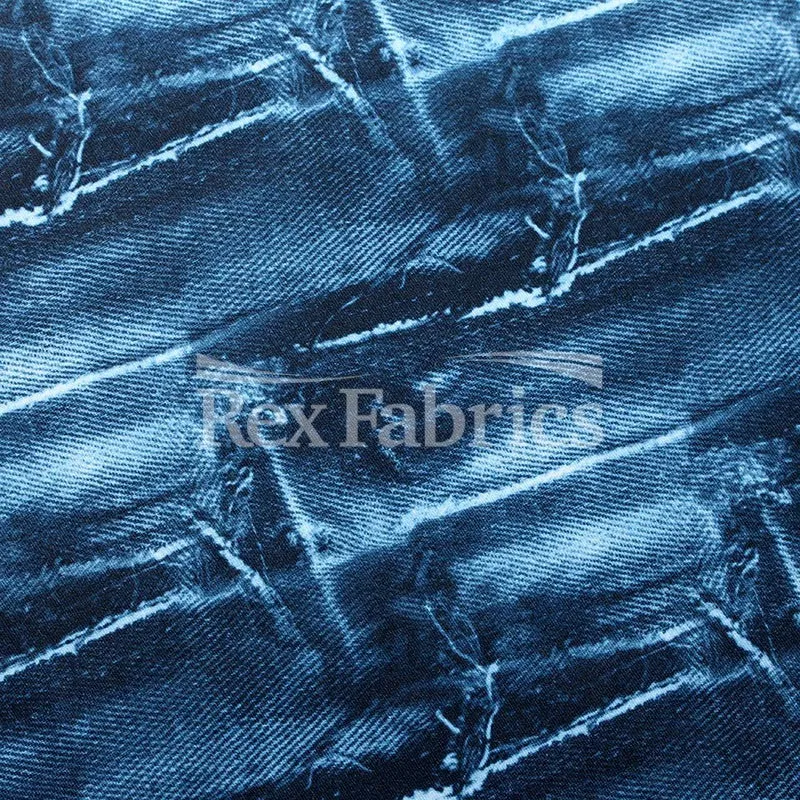 Jeans Patch - 4-Way Stretch Poly Spandex Print