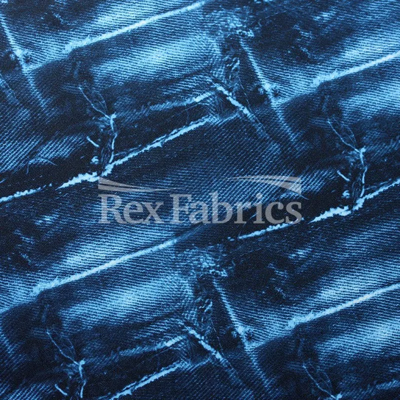 Jeans Patch - 4-Way Stretch Poly Spandex Print