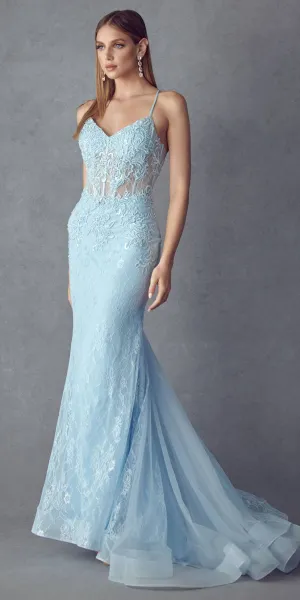 Juliet 250 Embellished Lace Mermaid Dress