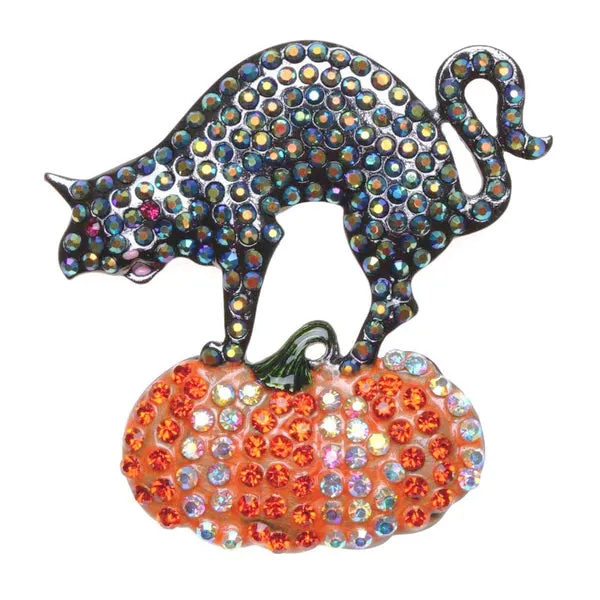 Kirks Folly Cat Walker Halloween Pin
