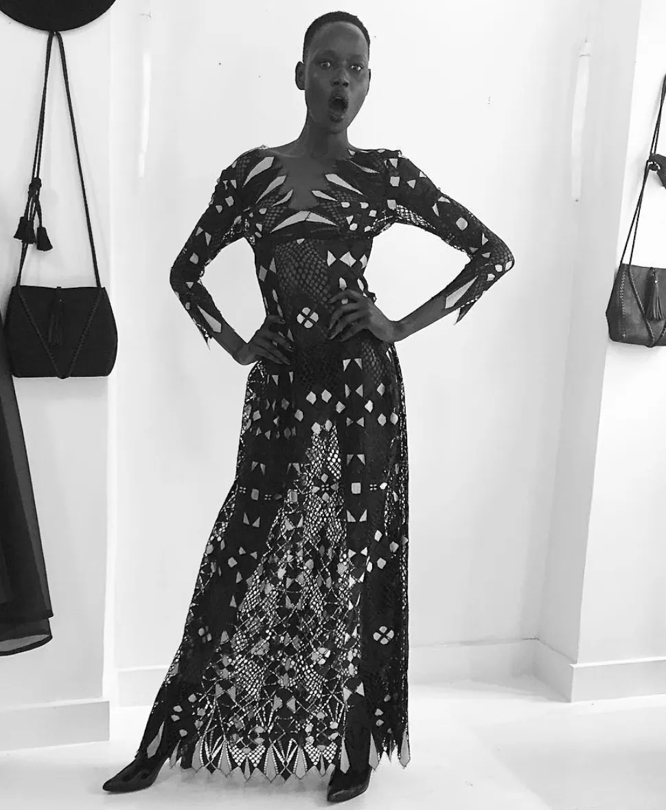 Lace Diamond Dress