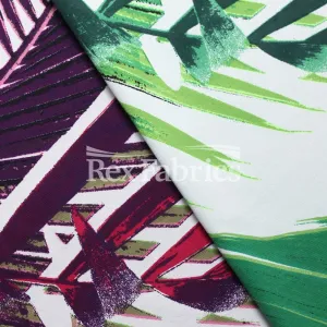 Leaf Lagoon - 4-Way Stretch Nylon Spandex Print