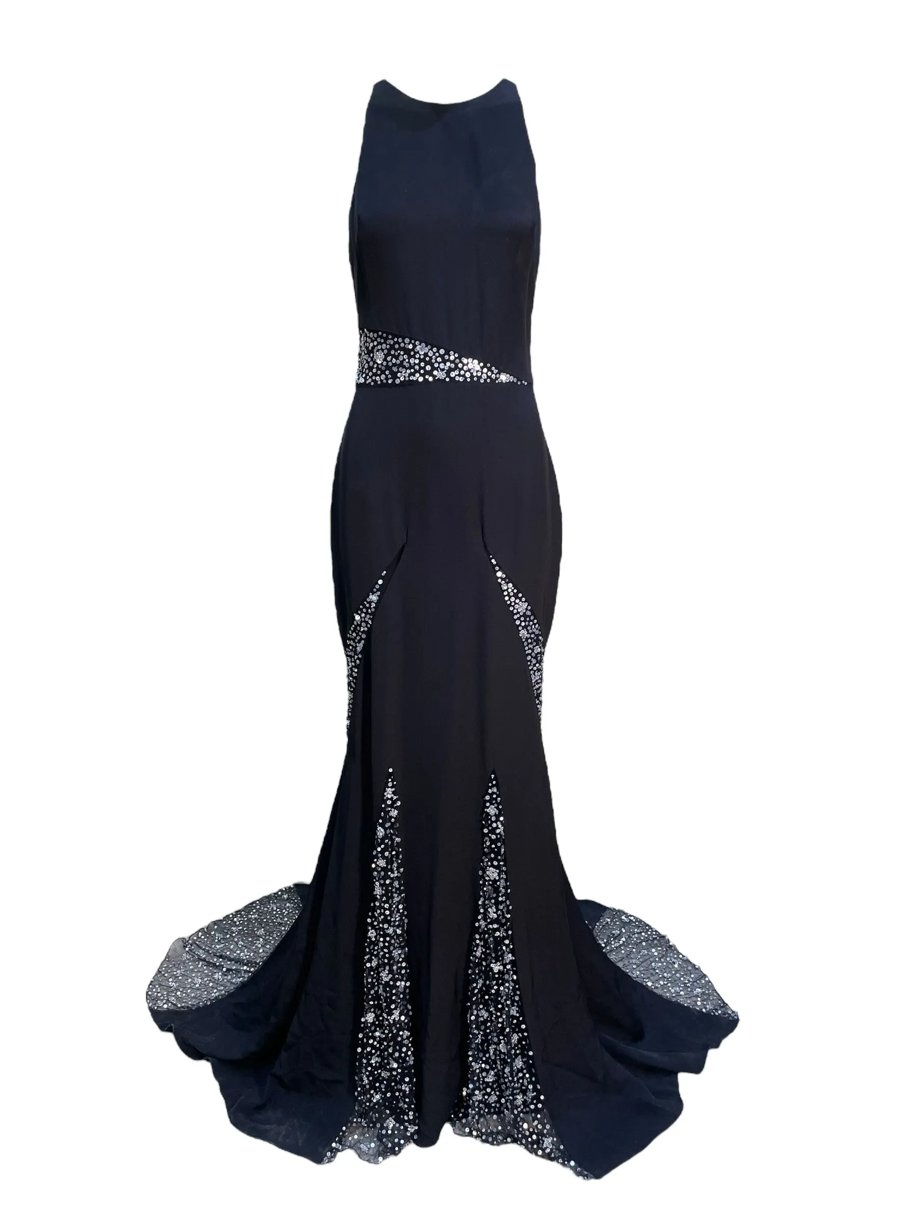 Lorena Sarbu Sequin Sparkle Red Carpet Gown