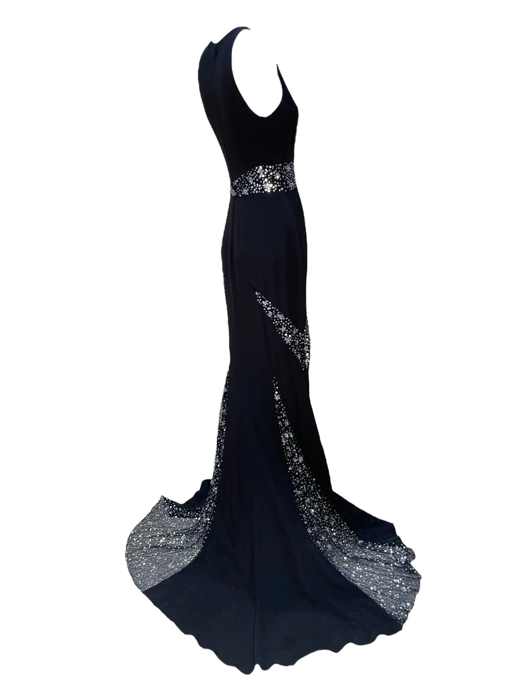 Lorena Sarbu Sequin Sparkle Red Carpet Gown